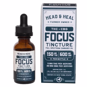 Head & Heal - Focus Tincture 1:4 THC:CBG - 150mg